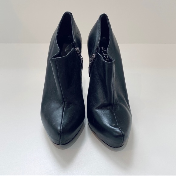 Aldo leather covered/hidden platform heels - Picture 3 of 7